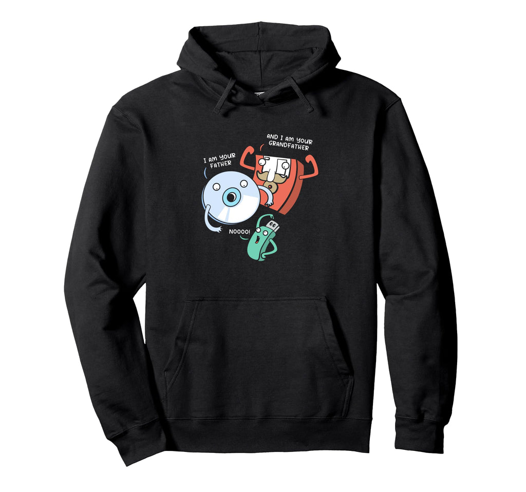 Floppy Im Your Grandfather Cd Flash Drive Hoodie - Novelty Apparel Unisex - T-Shirt, Sweatshirt, Hoodie