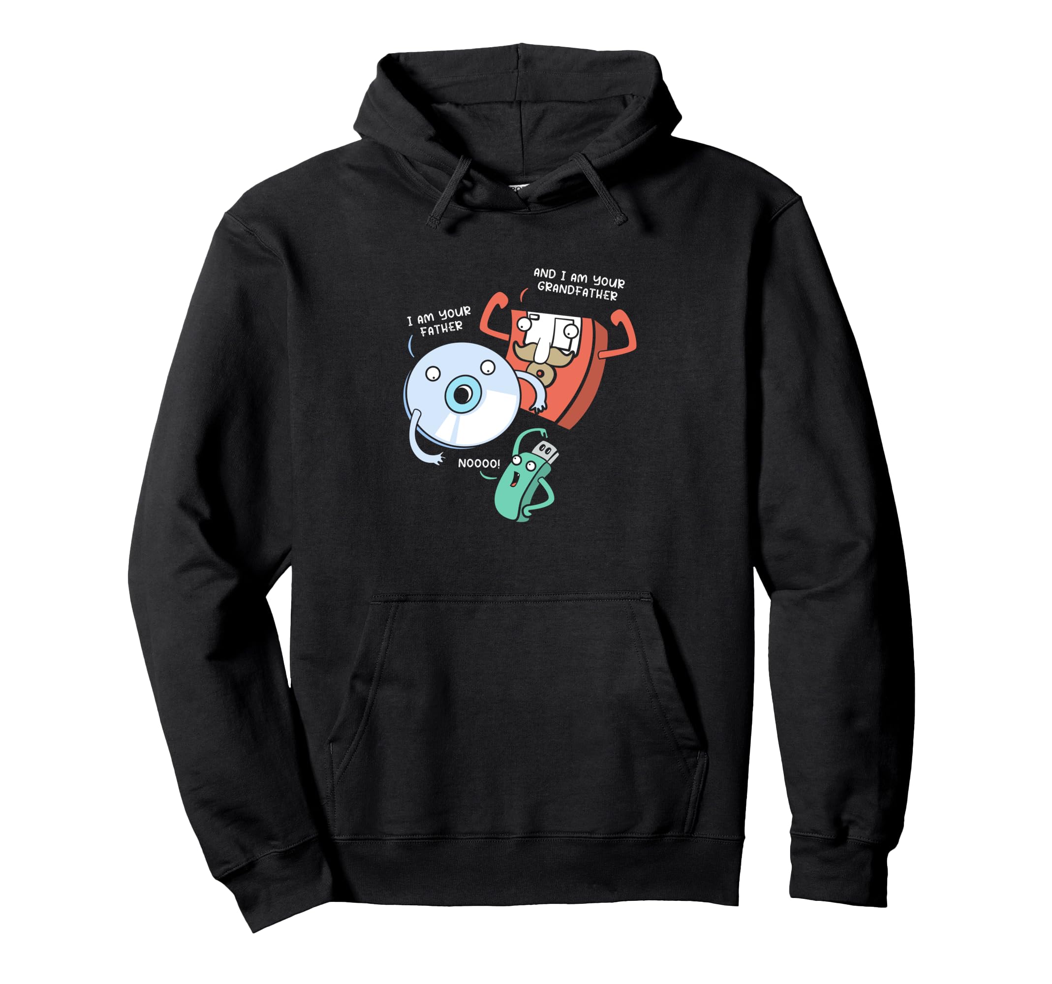 Floppy Im Your Grandfather Cd Flash Drive Hoodie - Novelty Apparel Unisex - T-Shirt, Sweatshirt, Hoodie