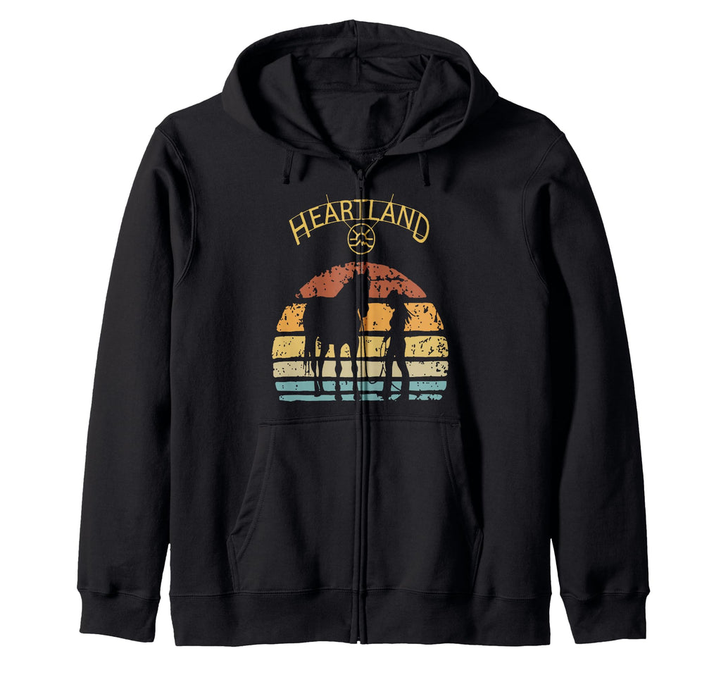 Funny Heartland Sunset T-Shirt - Casual Everyday Wear for Adults - T-Shirt, Sweatshirt, Hoodie