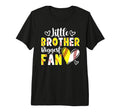 Little Brother Biggest Fan Baseball T-Shirt - Fun Novelty Design Unisex - T-Shirt, Sweatshirt, Hoodie