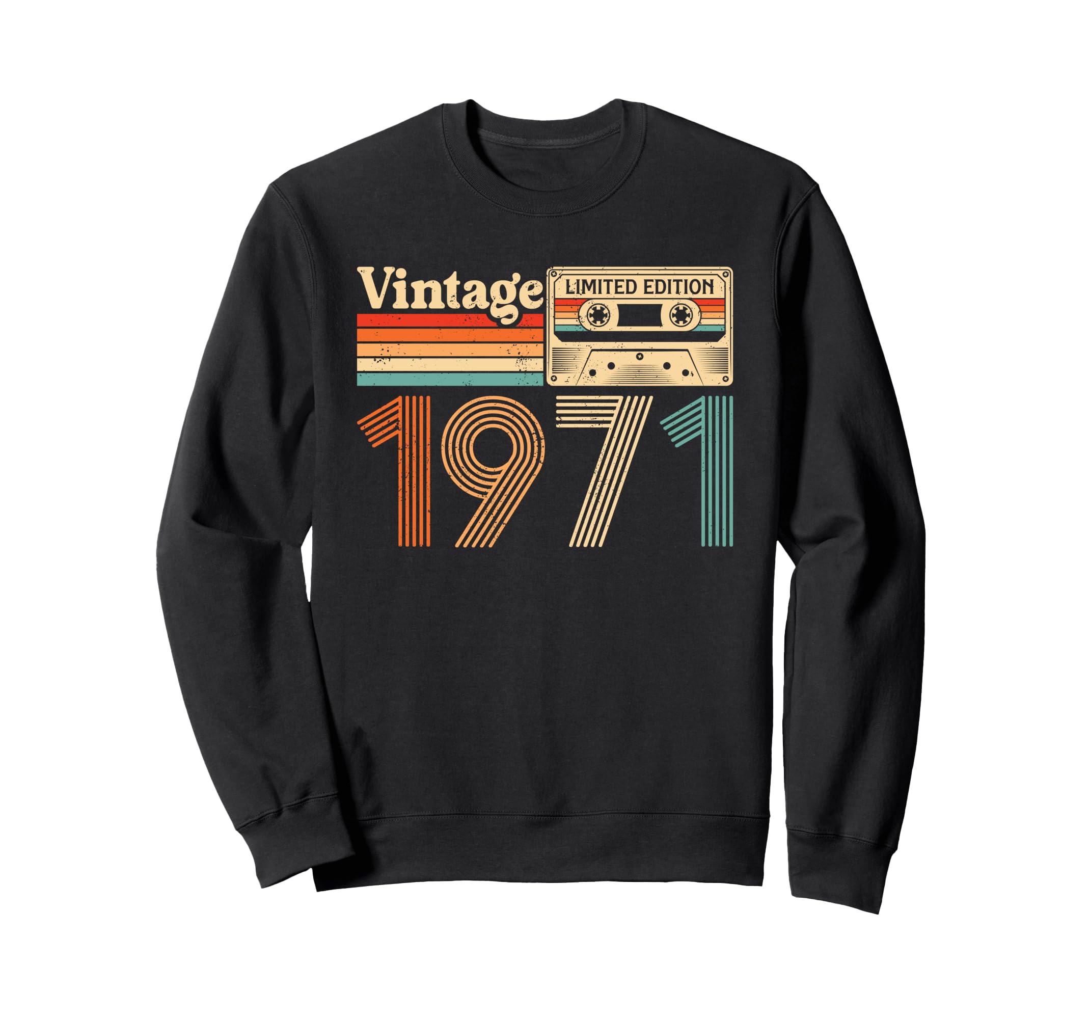 54 Year Old Born 1971 54Th Birthday Sweatshirt - Trendy Graphic for Adults - T-Shirt, Sweatshirt, Hoodie