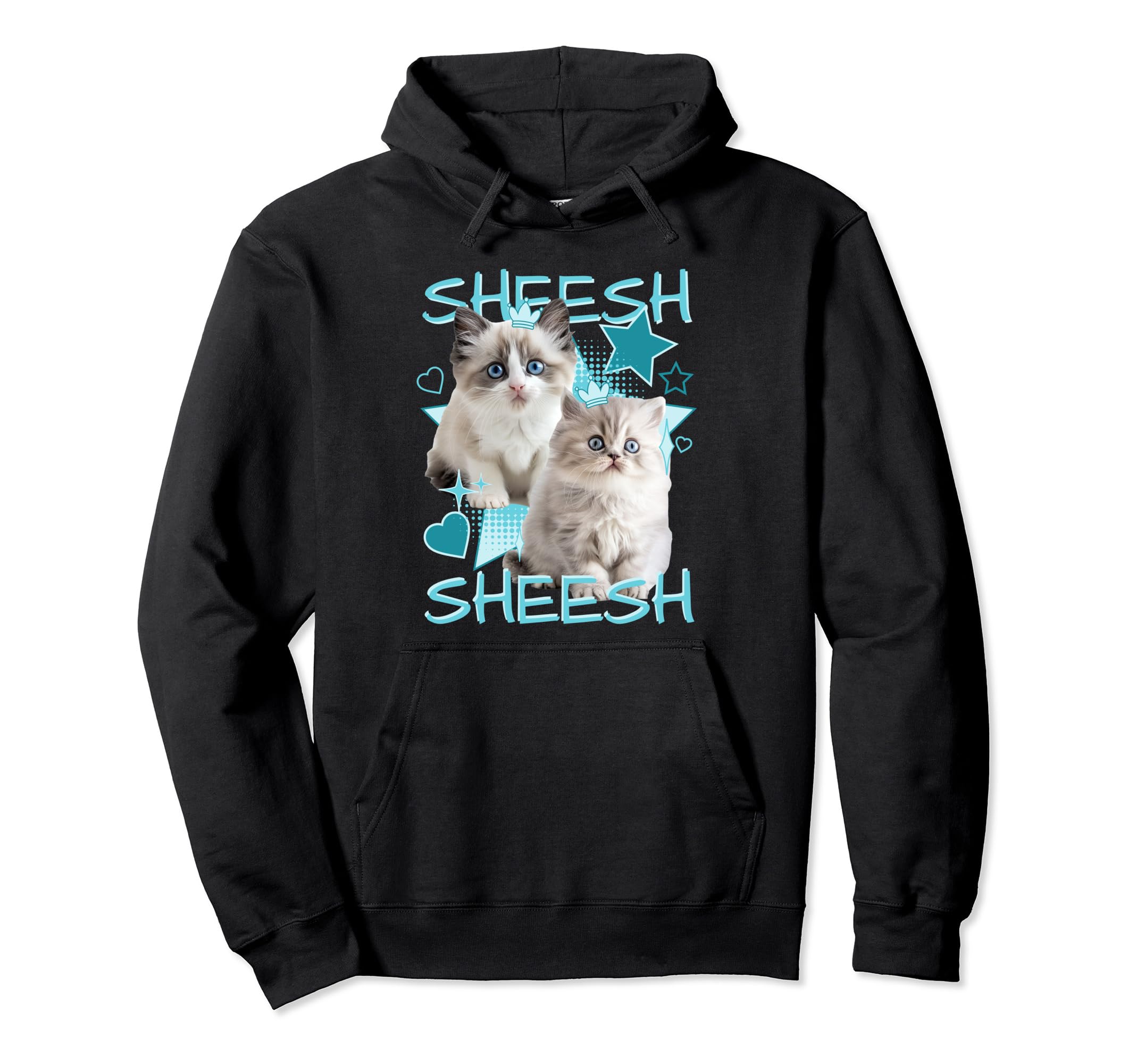 Sheesh Ragdoll And Persian Kawaii Hoodie - Minimalist Print for Adults - T-Shirt, Sweatshirt, Hoodie