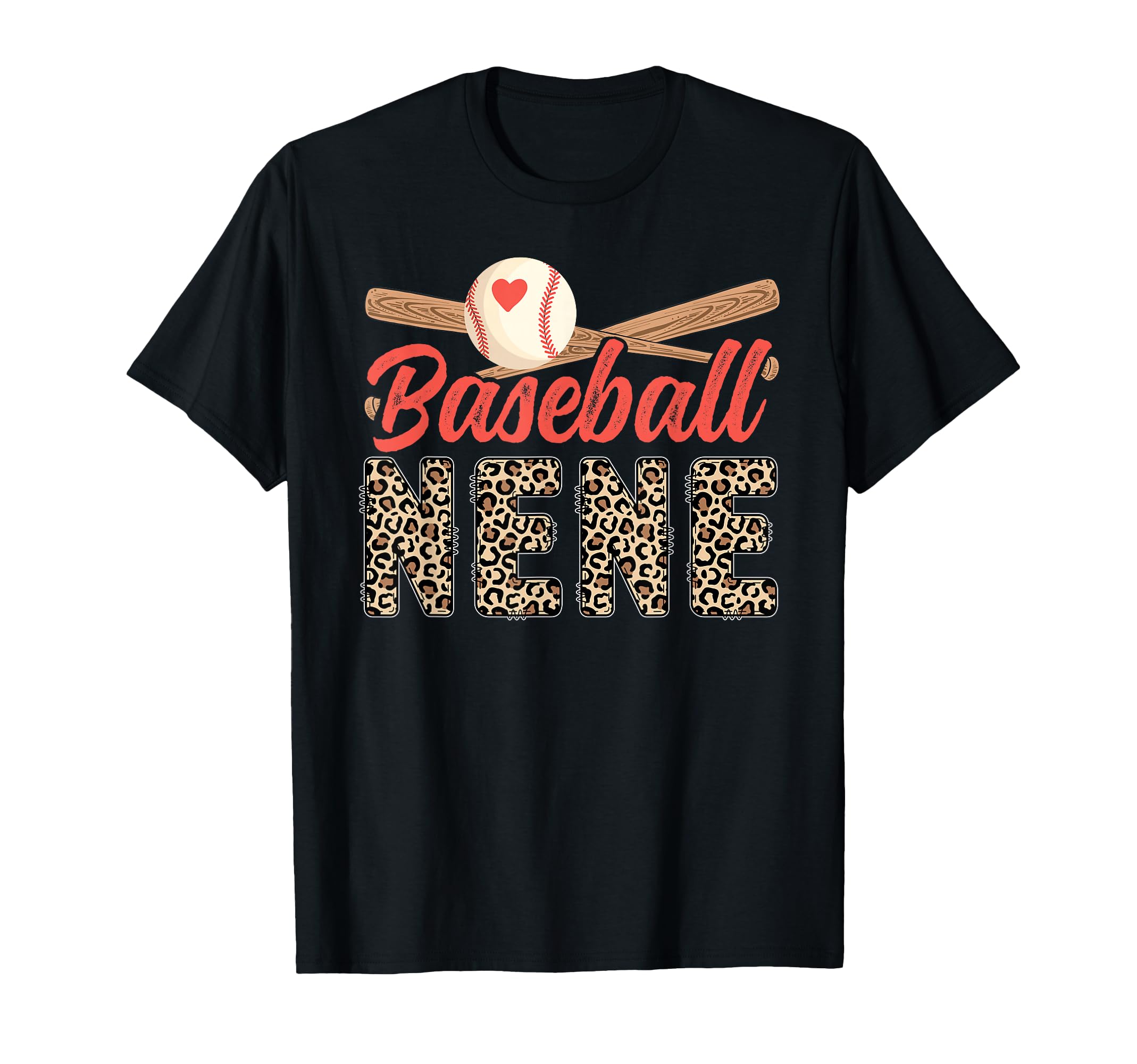 Baseball Nene Leopard Nene Baseball Player T-Shirt - Unique Graphic Unisex - T-Shirt, Sweatshirt, Hoodie