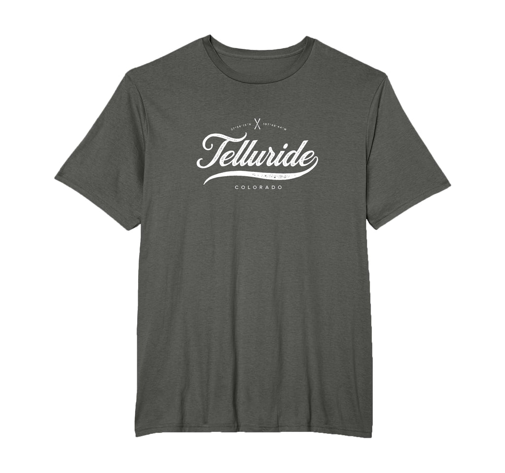 Telluride Colorado Co Skis T-Shirt - Trendy Graphic for Adults - T-Shirt, Sweatshirt, Hoodie