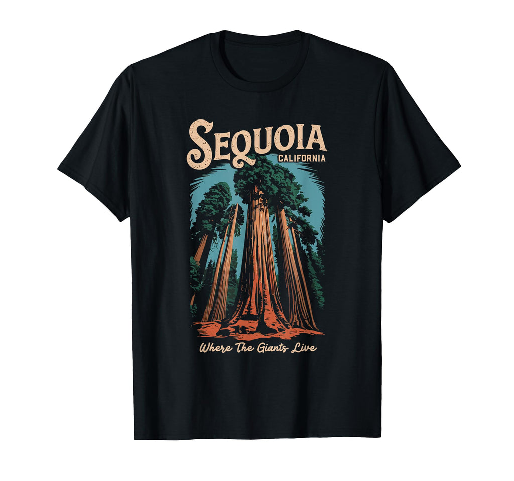 Sequoia National Park California T-Shirt - Novelty Apparel for Adults - T-Shirt, Sweatshirt, Hoodie