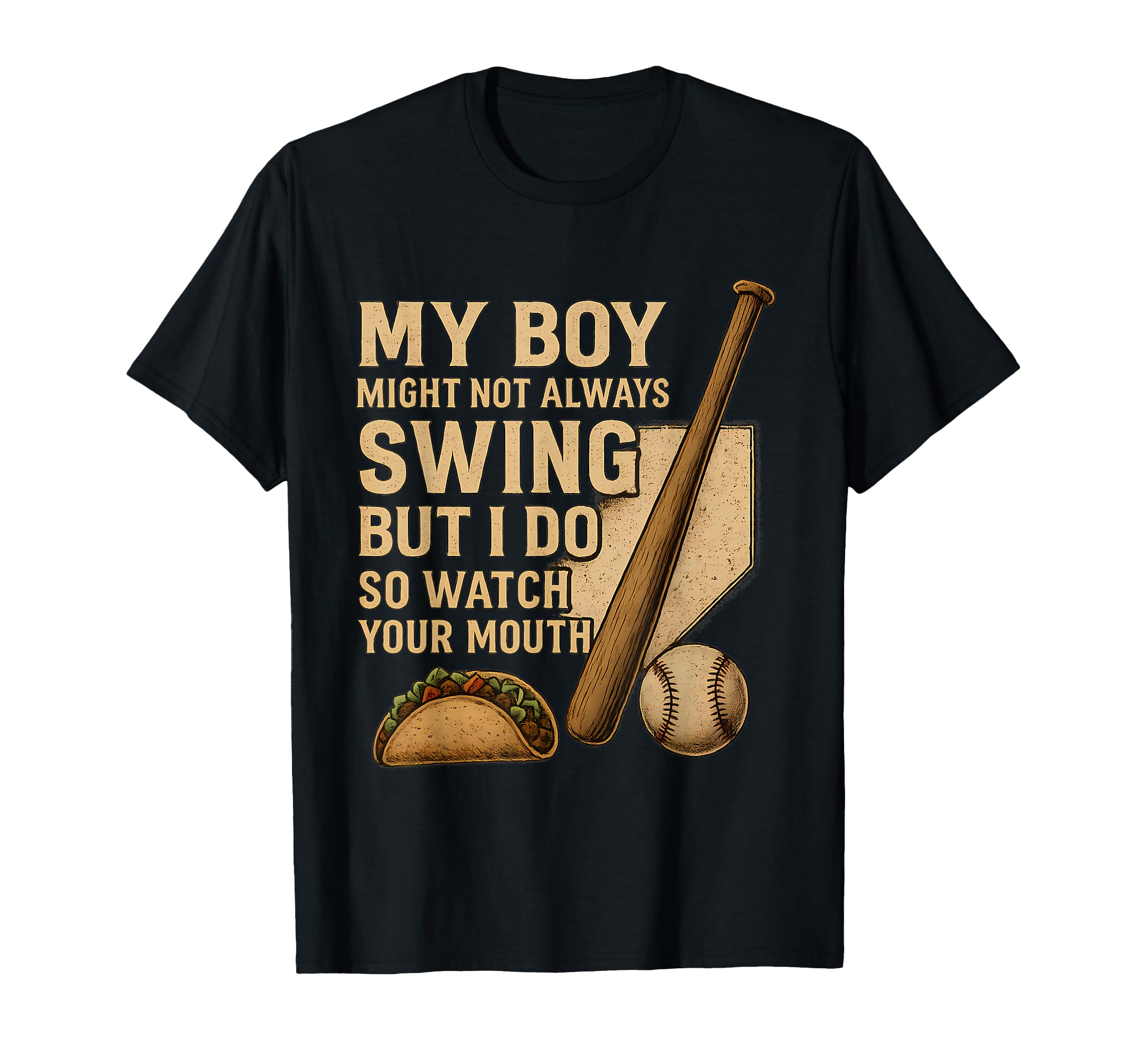 Baseball Mama Funny Watch Your T-Shirt - Casual Everyday Wear for Adults - T-Shirt, Sweatshirt, Hoodie