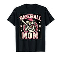 Womens Baseball Mom Dog Mothers My T-Shirt - Custom Art Print Men Women - T-Shirt, Sweatshirt, Hoodie