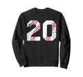 Baseball 20 Jersey Number Sweatshirt - Casual Everyday Wear Unisex - T-Shirt, Sweatshirt, Hoodie