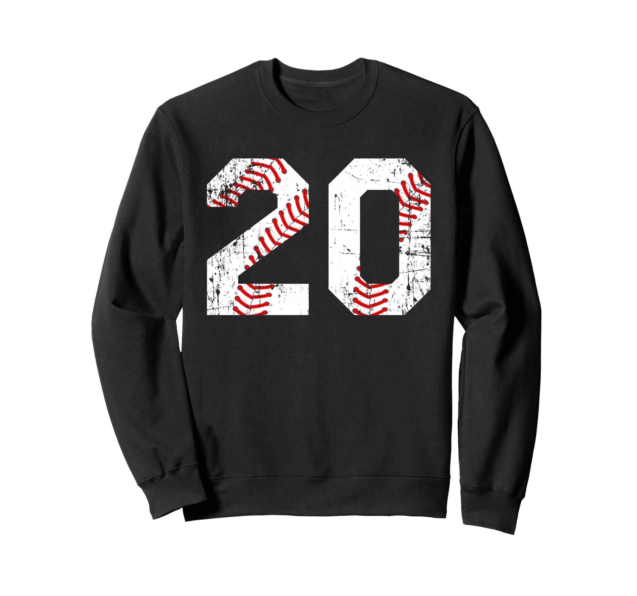 Baseball 20 Jersey Number Sweatshirt - Casual Everyday Wear Unisex - T-Shirt, Sweatshirt, Hoodie