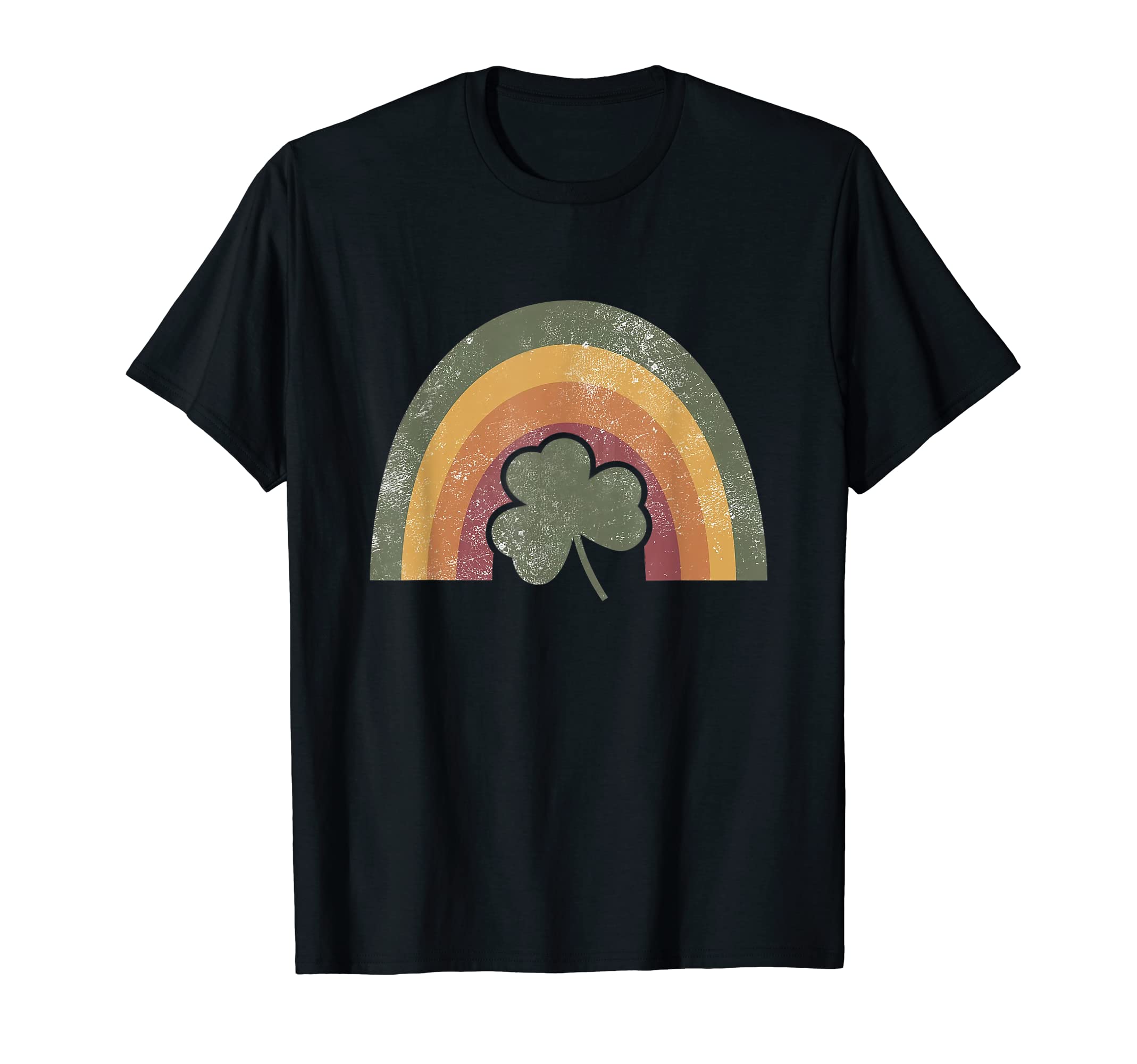 St Patricks Day Green Rainbow Lucky Day T-Shirt - Unique Graphic Men Women - T-Shirt, Sweatshirt, Hoodie