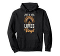 Just Who Loves Vinyl Bohemian Rainbow Boho Hoodie - Streetwear Style Unisex - T-Shirt, Sweatshirt, Hoodie