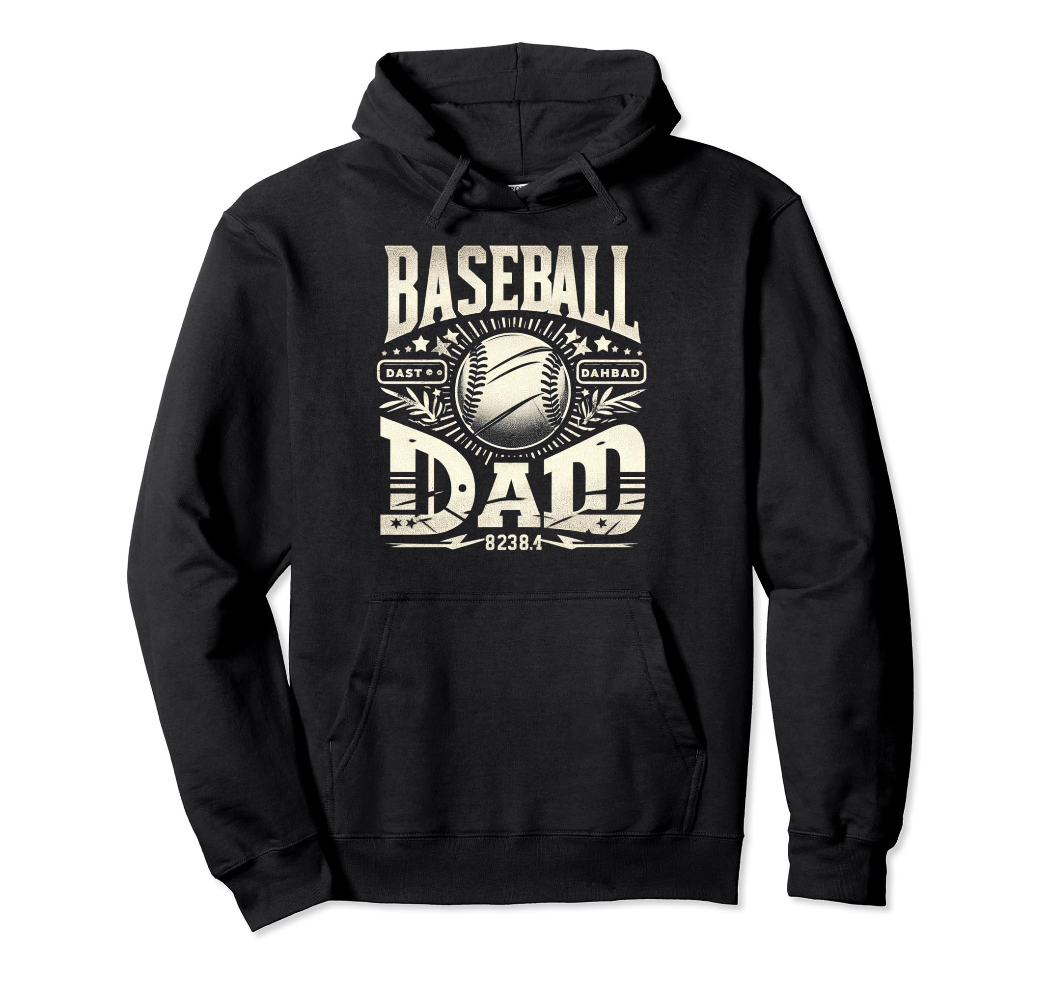Baseball Dad Fathers Day Hoodie - Unique Graphic Men Women - T-Shirt, Sweatshirt, Hoodie