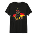 Cowboy Rodeo Horse Riding Usa Cowboy Tri T-Shirt - Trendy Graphic Unisex - T-Shirt, Sweatshirt, Hoodie