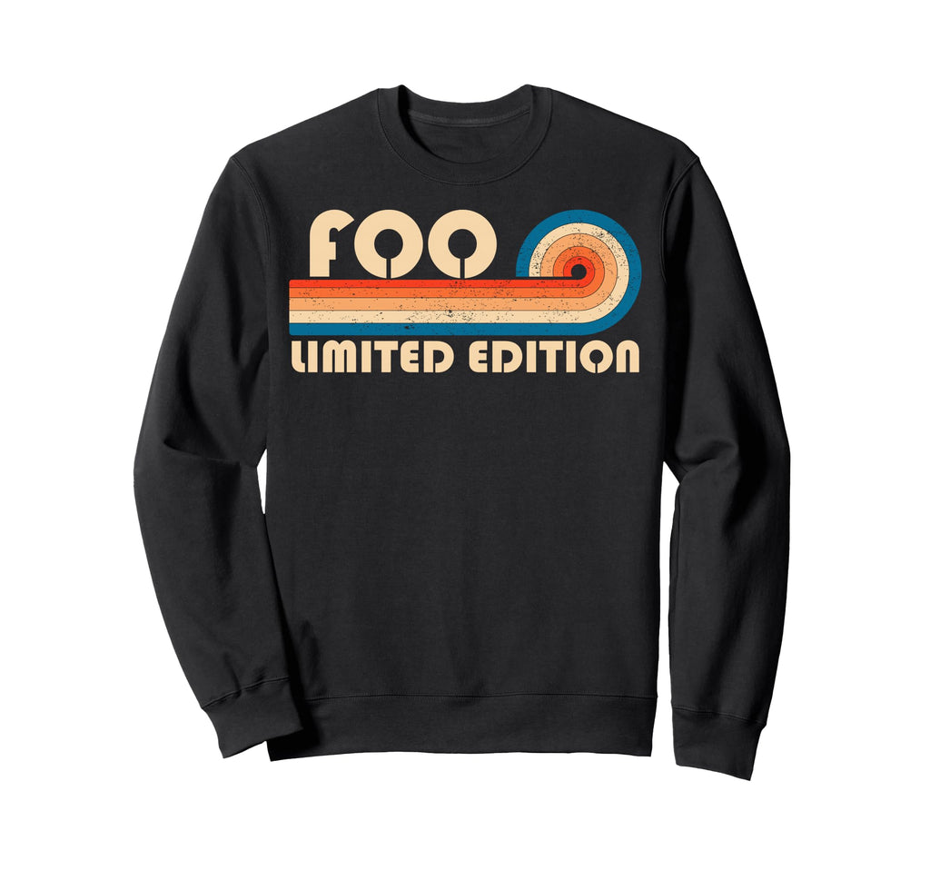Foo 70S 80S Sunset Stripe Sweatshirt - Fun Novelty Design for Adults - T-Shirt, Sweatshirt, Hoodie