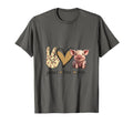 Peace Love Show Pig Lover T-Shirt - Novelty Apparel Men Women - T-Shirt, Sweatshirt, Hoodie