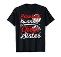 Baseball And Cheer Sister Baseball T-Shirt - Aesthetic Graphic Men Women - T-Shirt, Sweatshirt, Hoodie