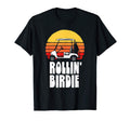 Rollin Birdie Funny Golf Cart Sunset T-Shirt - Aesthetic Graphic Men Women - T-Shirt, Sweatshirt, Hoodie