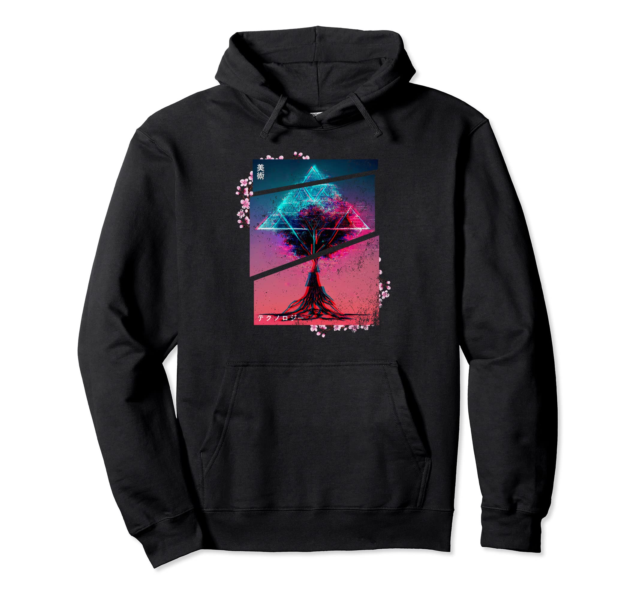 Retrowave Roots Tree Indie Life Hoodie - Casual Everyday Wear Men Women - T-Shirt, Sweatshirt, Hoodie