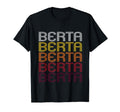 Berta Wordmark Pattern T-Shirt - Trendy Graphic Men Women - T-Shirt, Sweatshirt, Hoodie