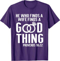 He Who Finds A Wife Good Thing By Merch - Adult & Kids T-Shirts, Sweatshirts & Hoodies apparel design preview 1