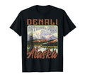 Denali Usa National Park Alaska T-Shirt - Minimalist Print Men Women - T-Shirt, Sweatshirt, Hoodie