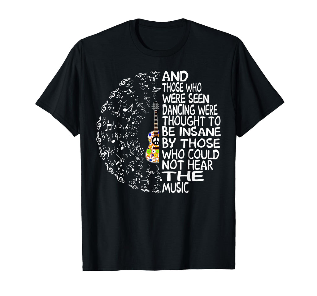 Hippie Guitar And Those Who Were Seen T-Shirt - Aesthetic Graphic Unisex - T-Shirt, Sweatshirt, Hoodie