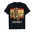 Meowdy Cat Cowboy Cat Desert Cactus T-Shirt - Streetwear Style Unisex - T-Shirt, Sweatshirt, Hoodie