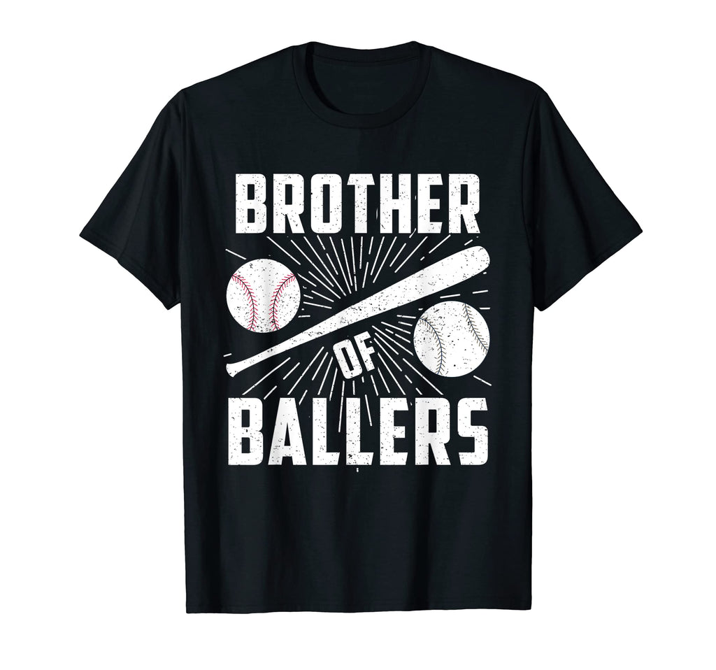 Brother Ballers Funny Baseball T-Shirt - Unique Graphic for Adults - T-Shirt, Sweatshirt, Hoodie