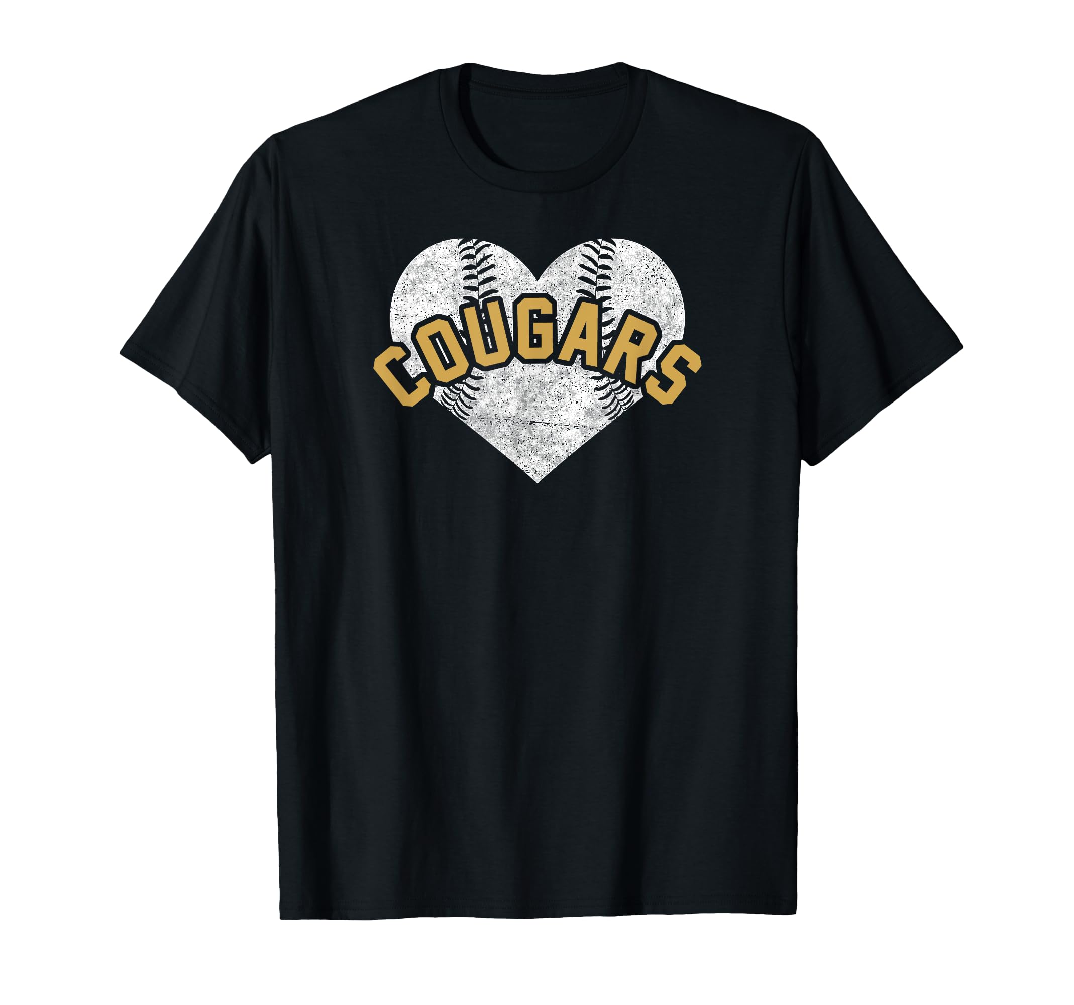 Cougars Baseball Softball High School T-Shirt - Streetwear Style Men Women - T-Shirt, Sweatshirt, Hoodie