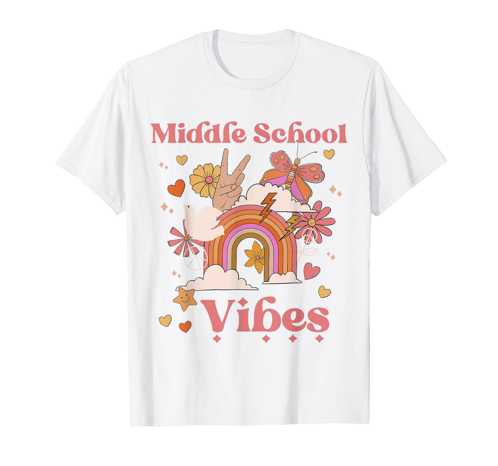 Middle School Vibes 6Th 7Th 9Th Grade T-Shirt - Unique Graphic Men Women - T-Shirt, Sweatshirt, Hoodie