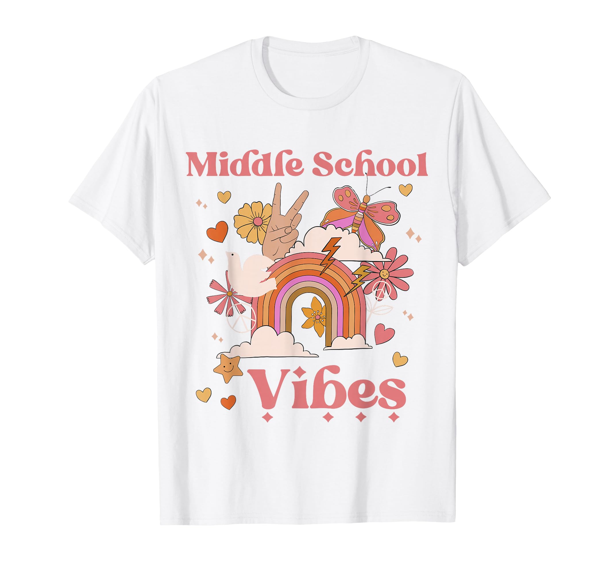 Middle School Vibes 6Th 7Th 9Th Grade T-Shirt - Unique Graphic Men Women - T-Shirt, Sweatshirt, Hoodie