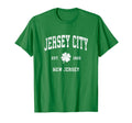 Jersey City New Jersey Shamrock Sports T-Shirt - Novelty Apparel Men Women - T-Shirt, Sweatshirt, Hoodie