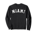 Miami Florida Distressed Sweatshirt - Novelty Apparel Unisex - T-Shirt, Sweatshirt, Hoodie