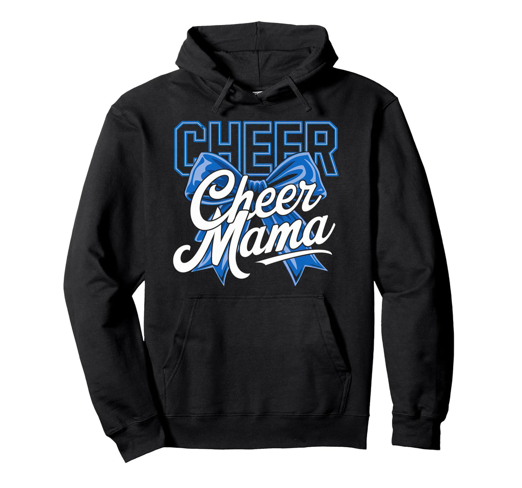 Cheer Mom Mother Bow Cheerleader Hoodie - Casual Everyday Wear for Adults - T-Shirt, Sweatshirt, Hoodie