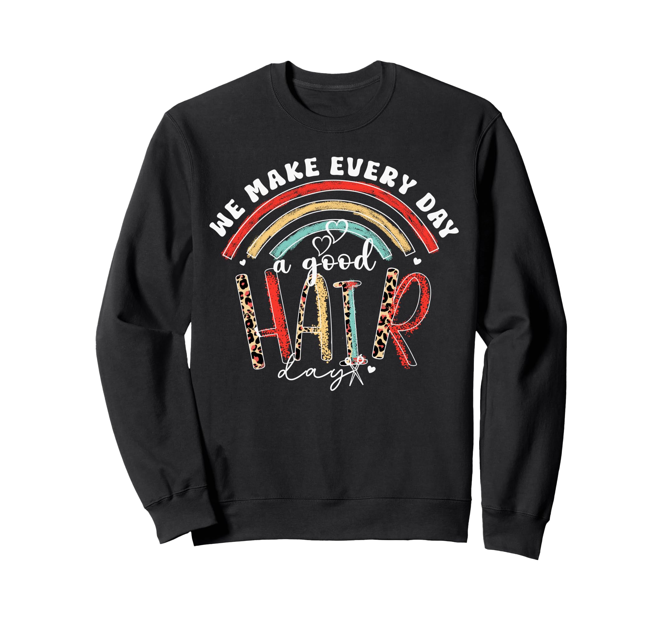 Hair Stylist Barber Salon Sweatshirt - Aesthetic Graphic for Adults - T-Shirt, Sweatshirt, Hoodie