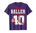 This Baller Is Now 40 Birthday Baseball T-Shirt - Graphic Print for Adults - T-Shirt, Sweatshirt, Hoodie