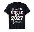 Baseball Uncle Senior 2027 Proud T-Shirt - Minimalist Print for Adults - T-Shirt, Sweatshirt, Hoodie