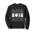 12 Year Old Groovy 12Th Birthday Sweatshirt - Minimalist Print Men Women - T-Shirt, Sweatshirt, Hoodie
