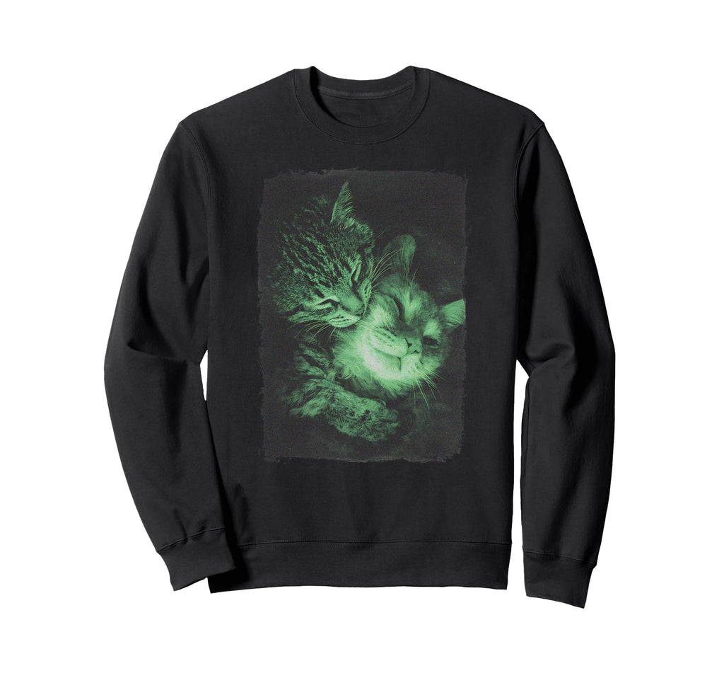 Vhs Cat 90S Lofi Grunge Sad Sweatshirt - Novelty Apparel for Adults - T-Shirt, Sweatshirt, Hoodie