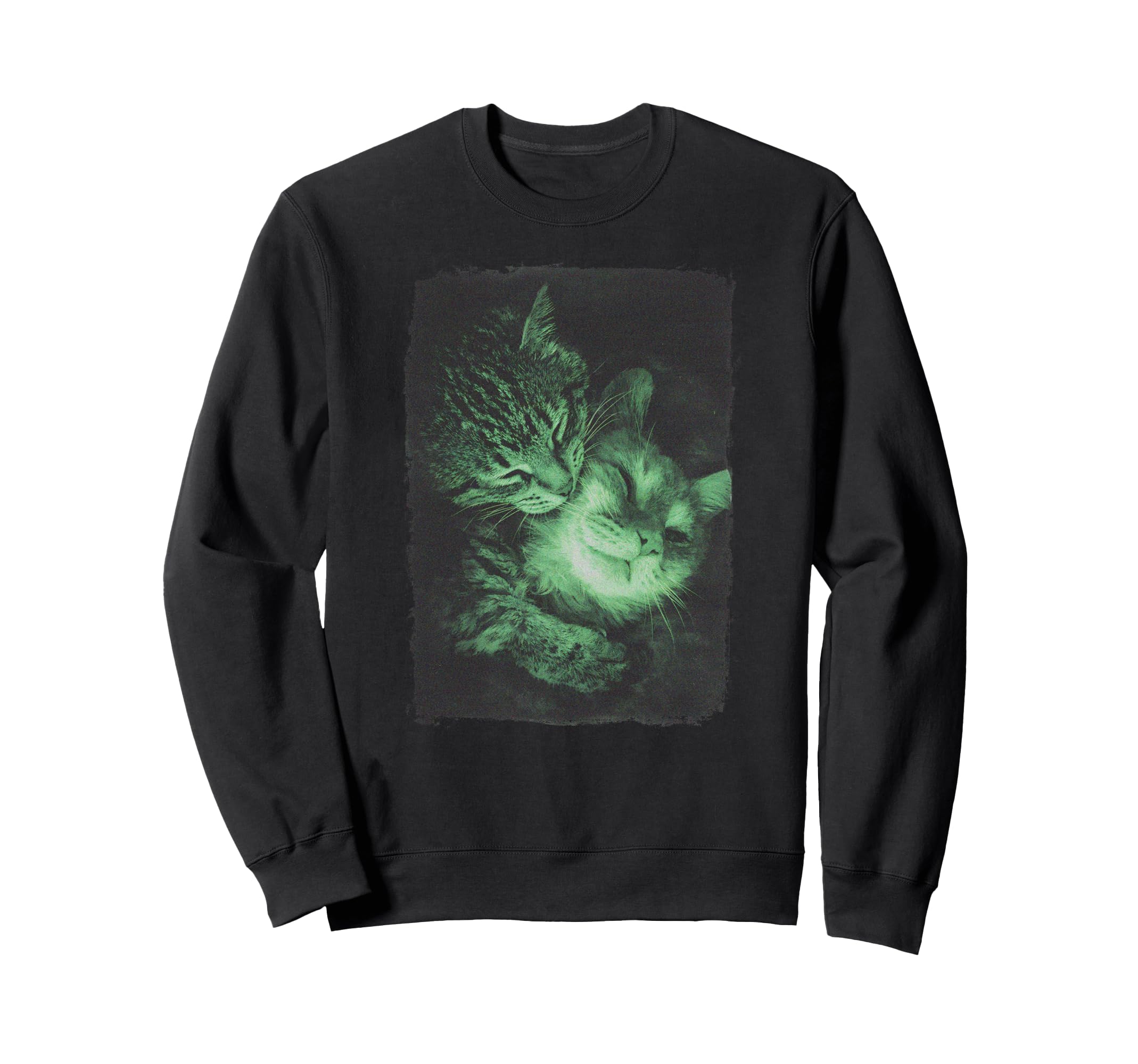Vhs Cat 90S Lofi Grunge Sad Sweatshirt - Novelty Apparel for Adults - T-Shirt, Sweatshirt, Hoodie