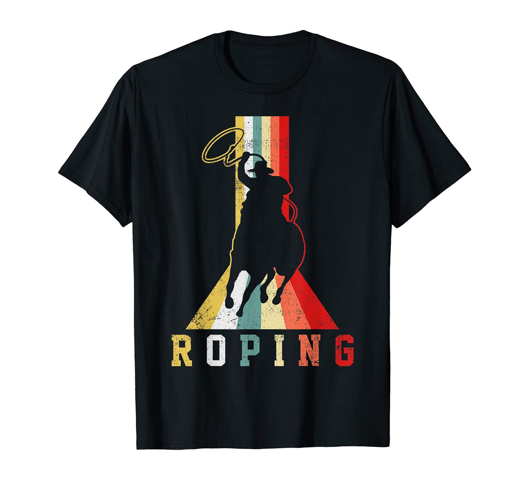 Roping Cowboy T-Shirt - Casual Everyday Wear Men Women - T-Shirt, Sweatshirt, Hoodie