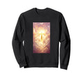 Gothic Cross Grunge Aesthetic Y2K Sweatshirt - Streetwear Style for Adults - T-Shirt, Sweatshirt, Hoodie