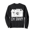 Photographer Camera Funny Photography Sweatshirt - Aesthetic Graphic Unisex - T-Shirt, Sweatshirt, Hoodie