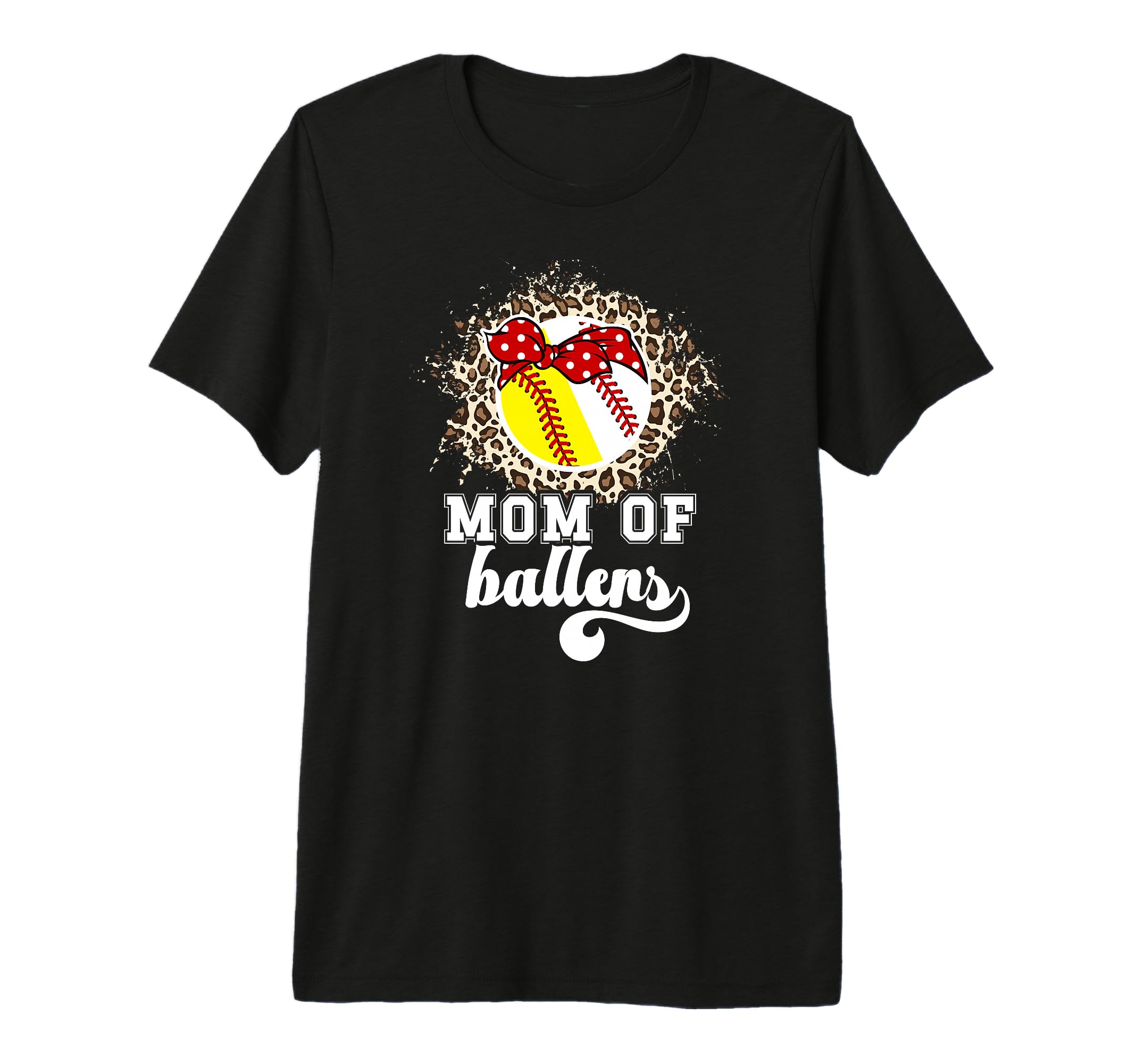 Mom Ballers Baseball Softball Mom T-Shirt - Custom Art Print Men Women - T-Shirt, Sweatshirt, Hoodie