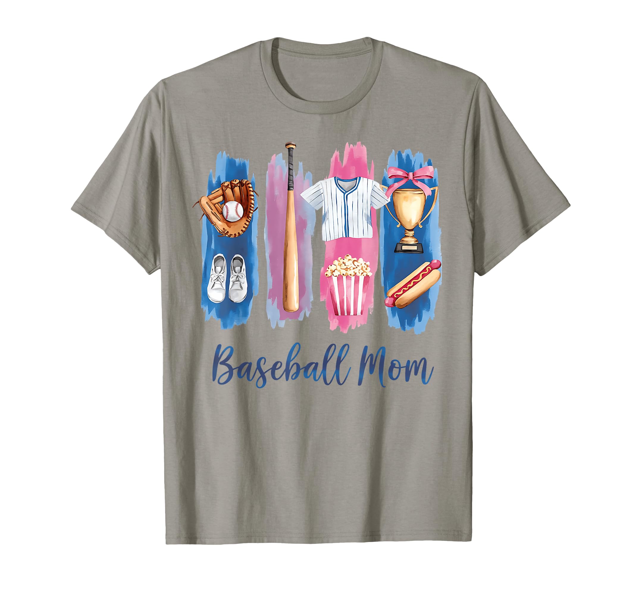 Baseball Mama Coquette Bow Game Day T-Shirt - Custom Art Print Unisex - T-Shirt, Sweatshirt, Hoodie