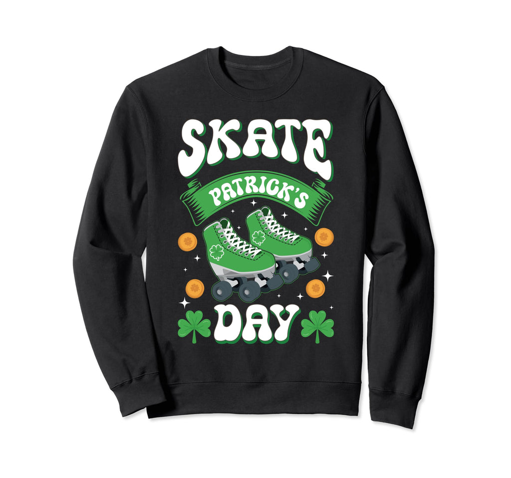 70S Roller Skates St Patricks Day Sweatshirt - Graphic Print Men Women - T-Shirt, Sweatshirt, Hoodie