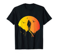 Hiking Hiker Rock Sunset Silhouette T-Shirt - Minimalist Print for Adults - T-Shirt, Sweatshirt, Hoodie