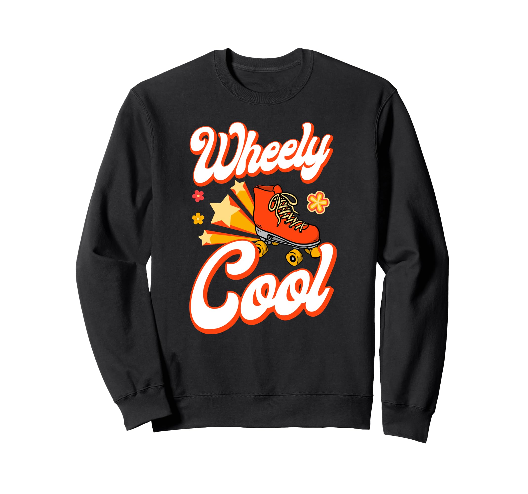 Roller Skating Skate 1970S Sweatshirt - Unique Graphic for Adults - T-Shirt, Sweatshirt, Hoodie