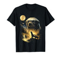 Honey Badger Howling To Moon Meme T-Shirt - Unique Graphic for Adults - T-Shirt, Sweatshirt, Hoodie