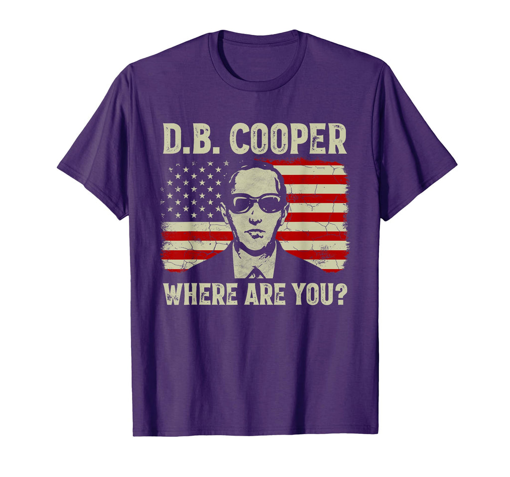 Db Cooper Where Are You D B Coopers Us T-Shirt - Trendy Graphic Men Women - T-Shirt, Sweatshirt, Hoodie